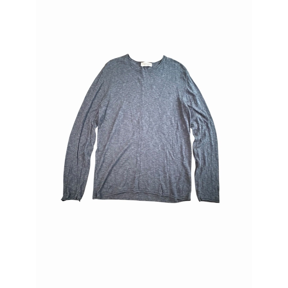 Alessandro Casola Shirt Mens XXL Blue Cotton Viscose Long Sleeve Italian #BBB8-1